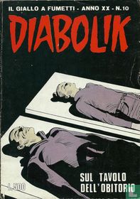 Sul tavolo dell'obitorio
