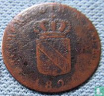 Baden ¼ kreuzer 1824