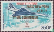 First scheduled flight Concorde, with overprint