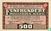 Greiz 500 Milliarden Mark