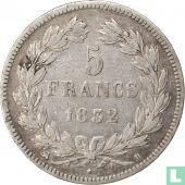 Frankrijk 5 francs 1832 (B)