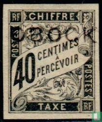 Chiffre sur banderole
