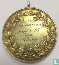 Germany  "Treff" Shooting Club - "King" (for the day) Medal  1898