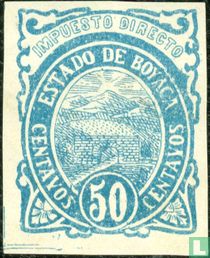 Tax Seal Direct Taxes Province of Boyaca (50)