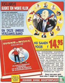 Exclusieve Suske en Wiske klok