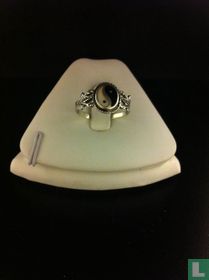 Zilveren Ring Met Yin Yang Symbool