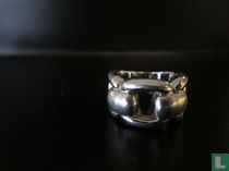 Zilveren Ring, Bovenkant Filigrain Bewerkt