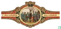 El presidente Lincoln entre sus generales