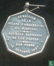 Argentina  Medical Tokens -  San Pedro Hospital  1897