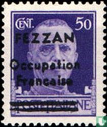 Opdruk op Italiaanse zegel