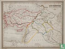 Carte Asie Mineure, Midden Oosten