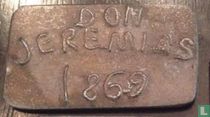 Mexico  Fincha de Hacienda (estate token) Don Jeremias  1869