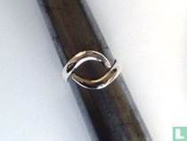 Zilveren ring maat 54