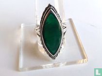Zilveren ring maat 56,5