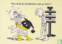 A000333a - CollegeCards "Hoe druk je studenten aan je hart?" 