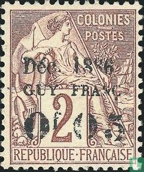 Type Dubois, met opdruk 