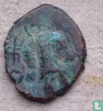 Kushan   (Greco-India, Indo-Scythia)  AE drachme   90 - 100