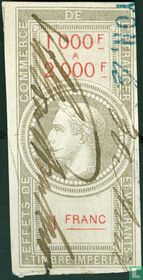 Douanes - Napoléon III (1F) (1000-2000)