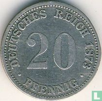 Duitse Rijk 20 pfennig 1873 (A)