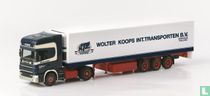 Scania 144 TL refrigeated box semitrailer 'Wolter Koops' (NL)