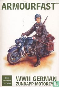 WWII deutsche Zundapp Motorrad-