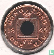 Hongkong 1 Mil 1865 (Typ 2)