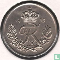 Danemark 25 øre 1959