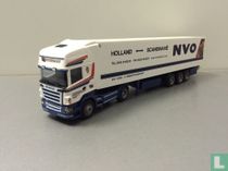 Scania R500 Topline refrigerated semi box trailer 'Westerman / NVO Groningen'
