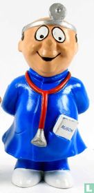 Werbefigur Dr. Rüsch / blue