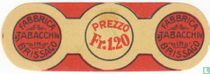 Prezzo fr. 1.20-Fabbrica Tabacchi in Brissago-Fabbrica Tabacchi in Brissago