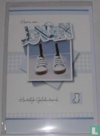 Hoera, een jongen. Hartelijk gefeliciteerd
