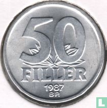Hongarije 50 fillér 1987