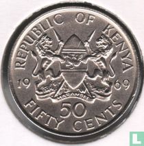 Kenya 50 cents 1969