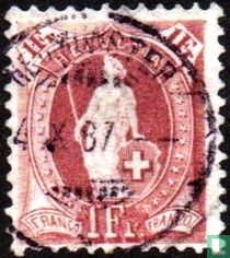 Standing Helvetia