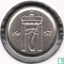 Noorwegen 10 øre 1957