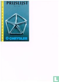 Chrysler prijslijst