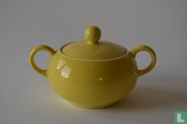 Sugar bowl Maas dark yellow