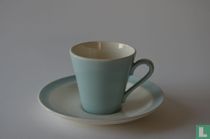 Tasse et soucoupe Carmen bleu