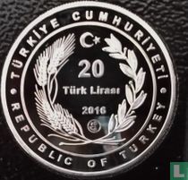 Turquie 20 türk lirasi 2016 (BE) "Atelier de Sculpture de Yesemek"