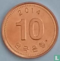 Zuid-Korea 10 won 2014