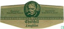 Churchill Longfiller - Guaranteed finest Brazil Tobacco - International Trade Mark No.401 301