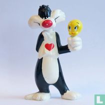 Sylvestre avec Tweety