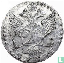 Russia 20 kopeks 1766 (CIIB)