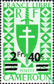 France libre, met opdruk