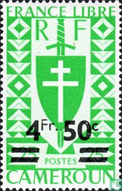 France libre, met opdruk