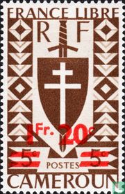France libre, met opdruk