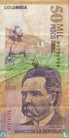 Colombie 50.000 Pesos 2000