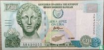 Cyprus 10 Pounds 2001