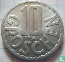 Austria 10 groschen 1957