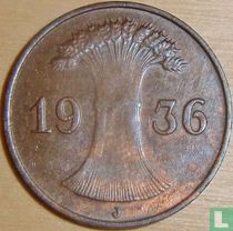 Deutsches Reich 1 Reichspfennig 1936 (J - Garbe)